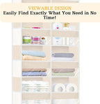 Ofiray-home Over the Door Organizer 6 Tiers, Extra Large Behind Door Storage of - Image 4