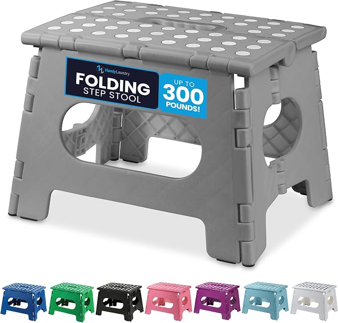 Handy Laundry Folding Lightweight Step Stool by Handy+Laundry