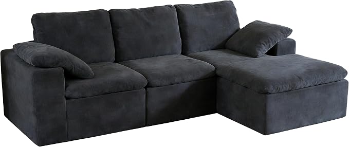 ANONER 108" Sectional Cloud Couches - Image 3