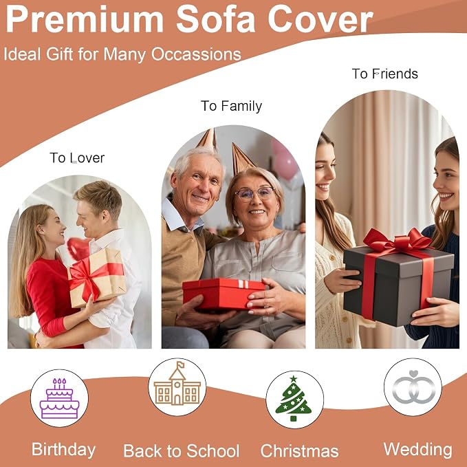 VClife Bohemian Sofa Cover Throw Cover Blanket - Image 8