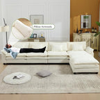 Oprisen 154" Modular Sectional Sofa, Comfy Cloud Couch Sectional Sofa - Image 5