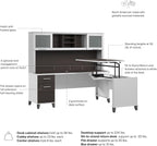 Bush Home 72-Inch L-Shaped Sit to Stand Desk - Image 8