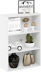 Furinno PASIR Book Shelf, 3-Tier Bookshelf, Storage Shelves Bookcase, 9.7 x - Image 6