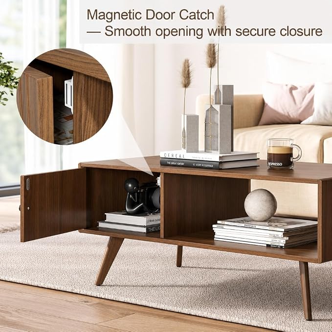 Manora Mid Century Modern Coffee Table - Image 7