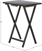 Amazon Basics Portable Foldable TV Tray Table - Image 5