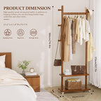Taitiy Coat Rack Freestanding Clothing Rack - Image 2