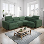 Power Recliner Sectional Sofa, L-Shaped Living Room Furniture Set, Reclining - Image 3