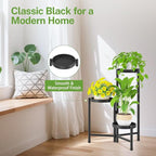 iDavosic.ly Plant Stand Indoor Outdoor, 3 Tier Corner Metal Flower Display - Image 6