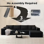 135.4" Cloud Modular Sectional Sofa Couch - Image 3