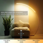 NUÜR Arc Floor Lamp, Arched Bright Floor Lamps - Image 2