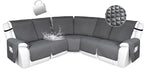HDCAXKJ 100% Waterproof Reclining Sectional Couch Covers L Shape Recliner Sofa by HDCAXKJ