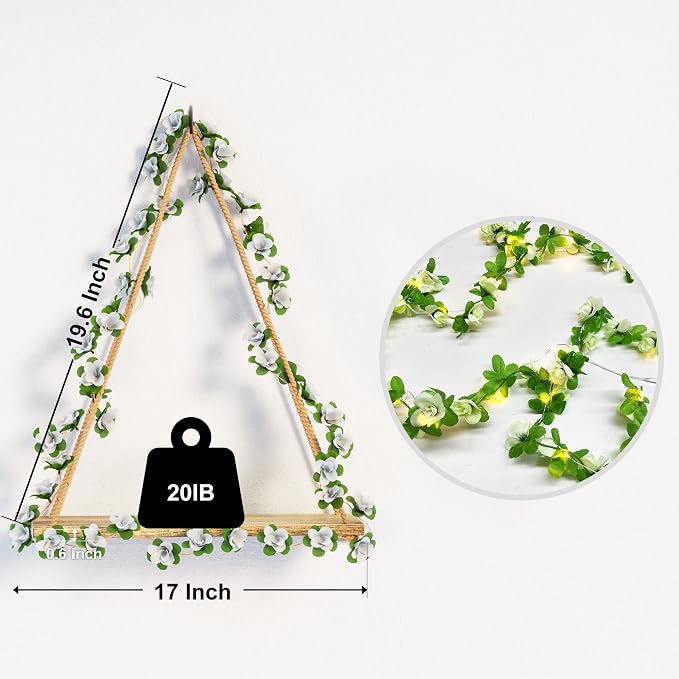 Artificial White Flower Garland - Image 2