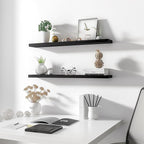 YYWUOJJ Wood Floating Shelves for Wall Decor, Rustic Wall Shelves for Bedroom - Image 6