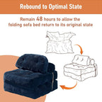 Folding Sofa Bed, Convertible Sleeper Chair - Image 9