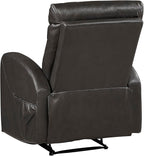 Lexicon Manual Recliner Chair, Faux Leather Reclining Chair, Wall Hugger - Image 16