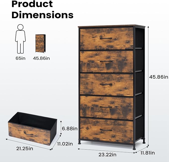 Crestlive Products Vertical Dresser Storage Tower - Image 3
