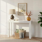 Plank+Beam Modern Solid Wood Console Table, 46 Inch, Sofa Table, Narrow by PlankBeam