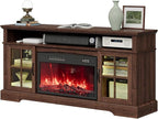 58" Fireplace TV Stand, Modern Entertainment Center - Image 9