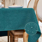 BALCONY & FALCON Small Square Tablecloth Washable Wrinkle Resistant and Water by BALCONYFALCON