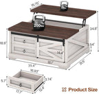 Itaar 39.4'' Lift Top Coffee Table - Image 2
