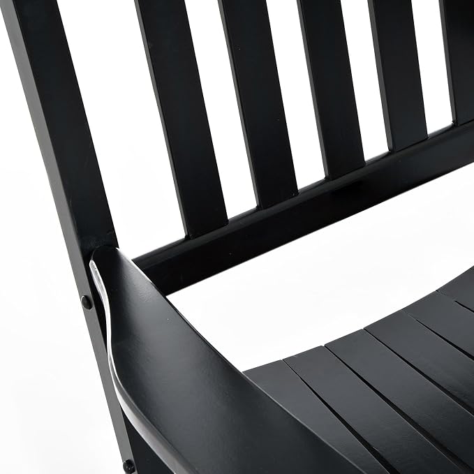 Outsunny Outdoor Rocking Chair, Patio Wooden Rocking Chair - Image 9