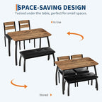 IDEALHOUSE 43'' Dining Table Set - Image 2