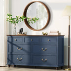 Joaxswe Farmhouse 54" 7 Drawers Dresser by Joaxswe