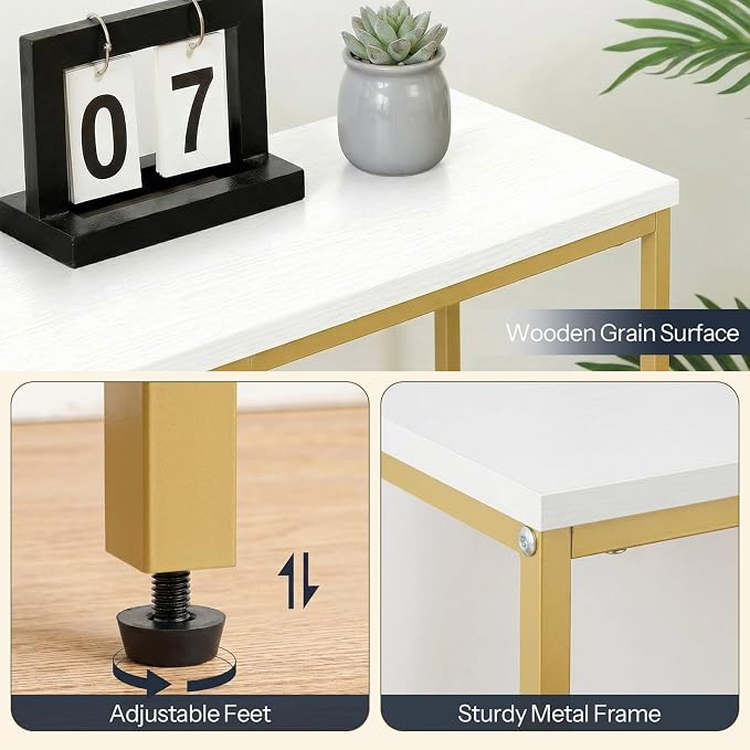 HOOBRO Narrow Console Table, 29.5" Small Entryway Table, Thin Sofa Table - Image 8
