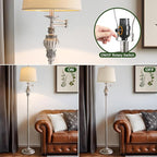 G-SAFAVA 61" Vintage Floor Lamp - Image 7