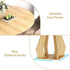 IBF Round Dining Table for 4-6 People, 47 Inches Dining Room Table - Image 7