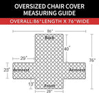 Easy-Going Reversible Couch Cover, Oversized Chair, Water Resistant Furniture - Image 6