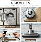 8x10 Washable Area Rug for Living Room, Dining Room, Playroom | Ultra Soft - Image 4