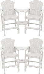 SERWALL Tall Adirondack Chairs Set of 4 by SERWALL