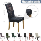 BIETYONE Stretch Dining Chair Covers Set of 6, Soft Removable Washable Kitchen - Image 5