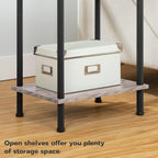 HOOBRO Side Table with Charging Station, End Table with USB Ports and Outlet - Image 8