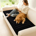 Couch Cover for Dogs, Washable Non Slip Plush Flannel Sofa Protector | Thick - Image 2