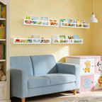 Fixwal Nursery Book Shelves, 32 Inch Floating Bookshelves - Image 4