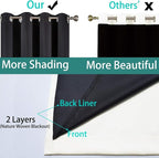Yakamok Cream Blackout Curtains 96 Inches Long - Image 5