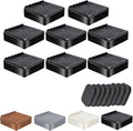 Furniture Risers, 8 Pack Bed Risers by EnjoyLifeEnjoyHappiness