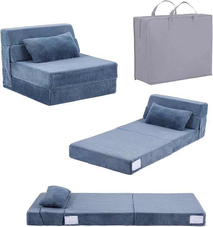 Tiita Convertible Folding Kids Sofa Bed by TiitaHome