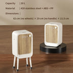 MRBIN Stainless Steel Motion Sensor Trash Can Bathroom - Image 4