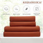 Antique Copper Burnt Orange Pinch Pleated Blackout Curtains - Image 5