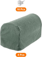 uxcell Stretch Armrest Covers Armchair Anti-Slip - Image 3