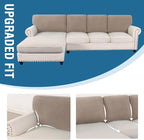 H.VERSAILTEX Backrest Cushion Covers Sectional Couch Back Cushion Covers - Image 7