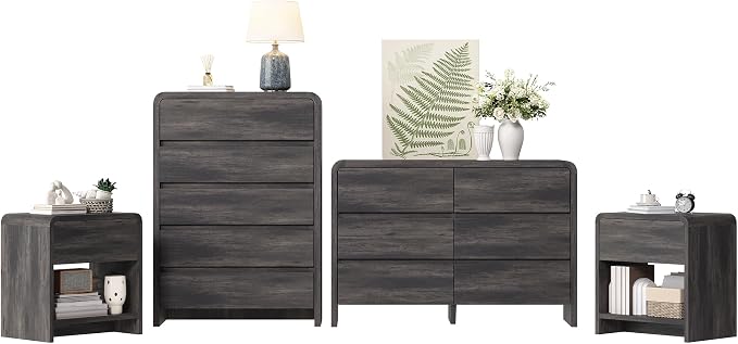 Modern 4-Piece Bedroom Furniture Set - Image 9