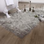 Ashler faux fur rug, Fluffy Shaggy Area Rug Ultra Soft 3 x 5 Feet Rectangle Fur - Image 4