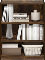 Furinno GEHRY Book Shelf, 3-Tier Small Bookshelf, Bookcase - Image 4