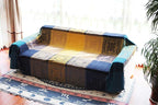 Bohemian Throw Blanket for Couch，Colorful Chenille Tassels Boho Woven Hippie - Image 6