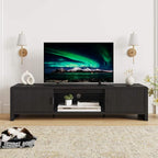 FATORRI TV Stand for 75/65/55 Inch TVs, Mid Century Modern Entertainment Center - Image 8