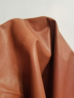 NAT Leathers | Tan Cognac Soft Faux Vegan Leather PU | 3 Yards Cut by the Yard - Image 2